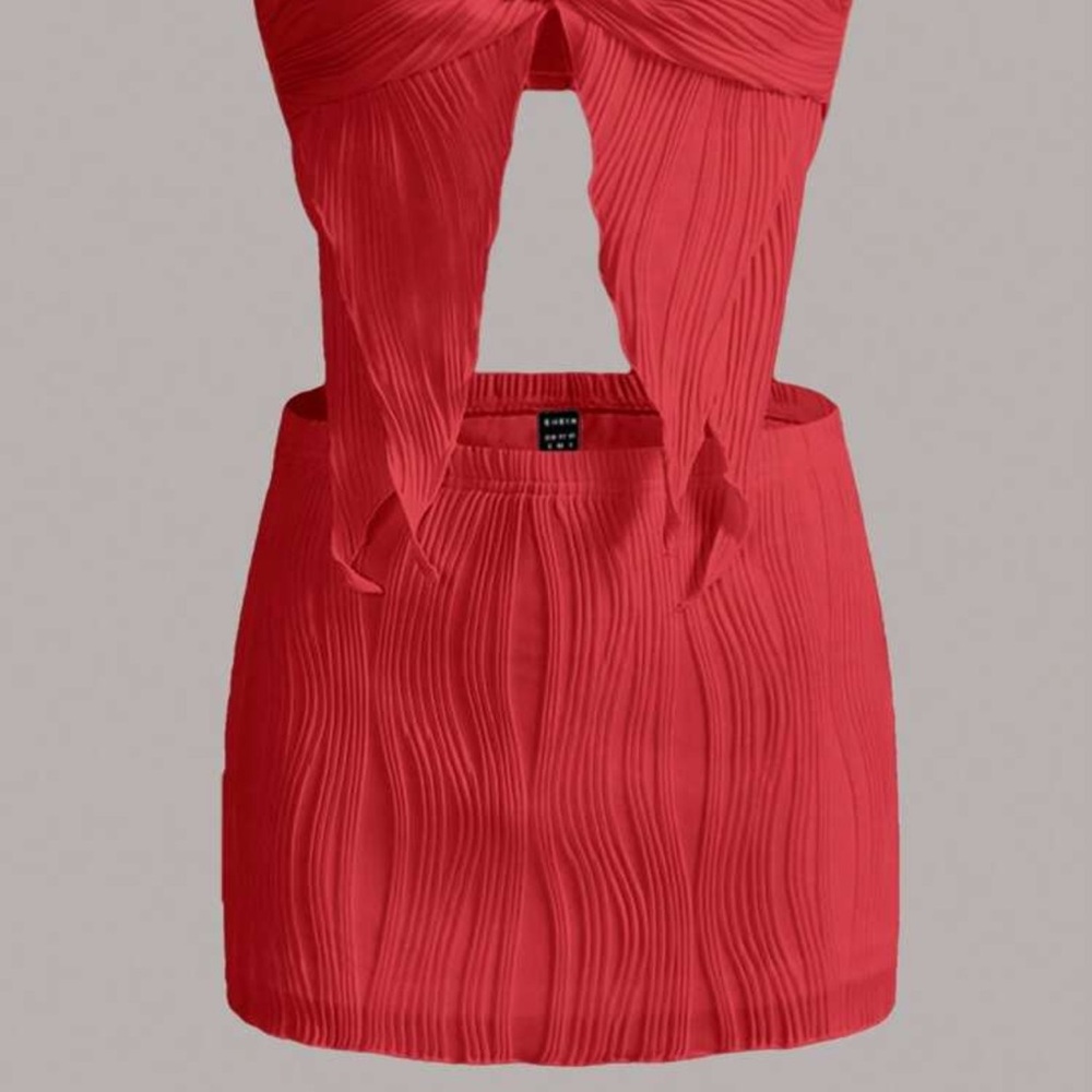 Elegant Red Women's Dress